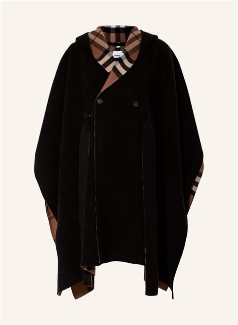 burberry black cape|Burberry cape men.